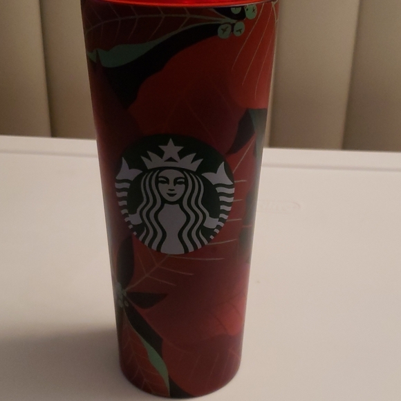 Starbucks Holiday 2020 Poinsettia Red Tumbler Cup - Picture 7 of 7